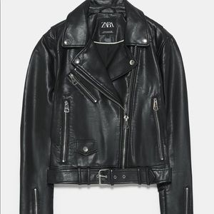 Brand new faux leather jacket